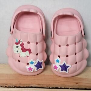 Pink Toddler Puff Clogs - Size 20 (USA Toddler 13)
